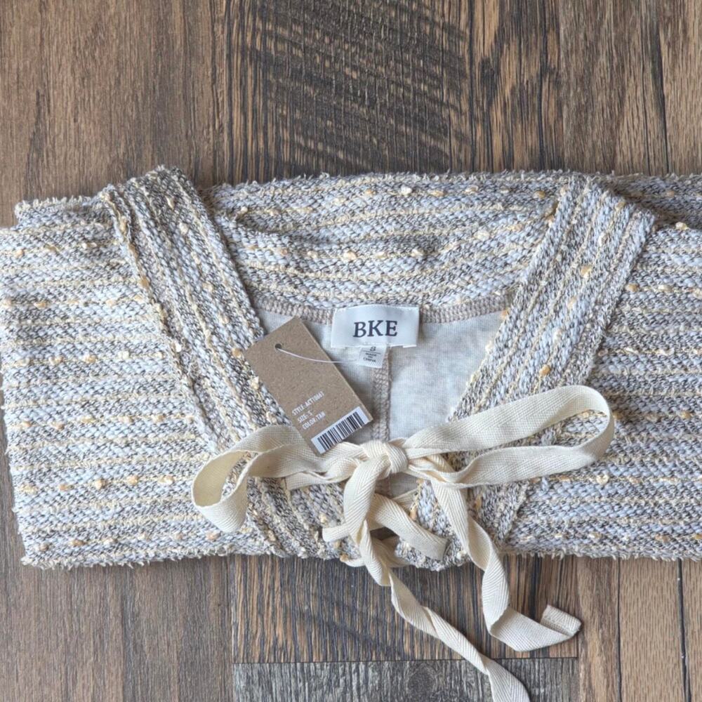 NWT BKE Reverse French Terry Top